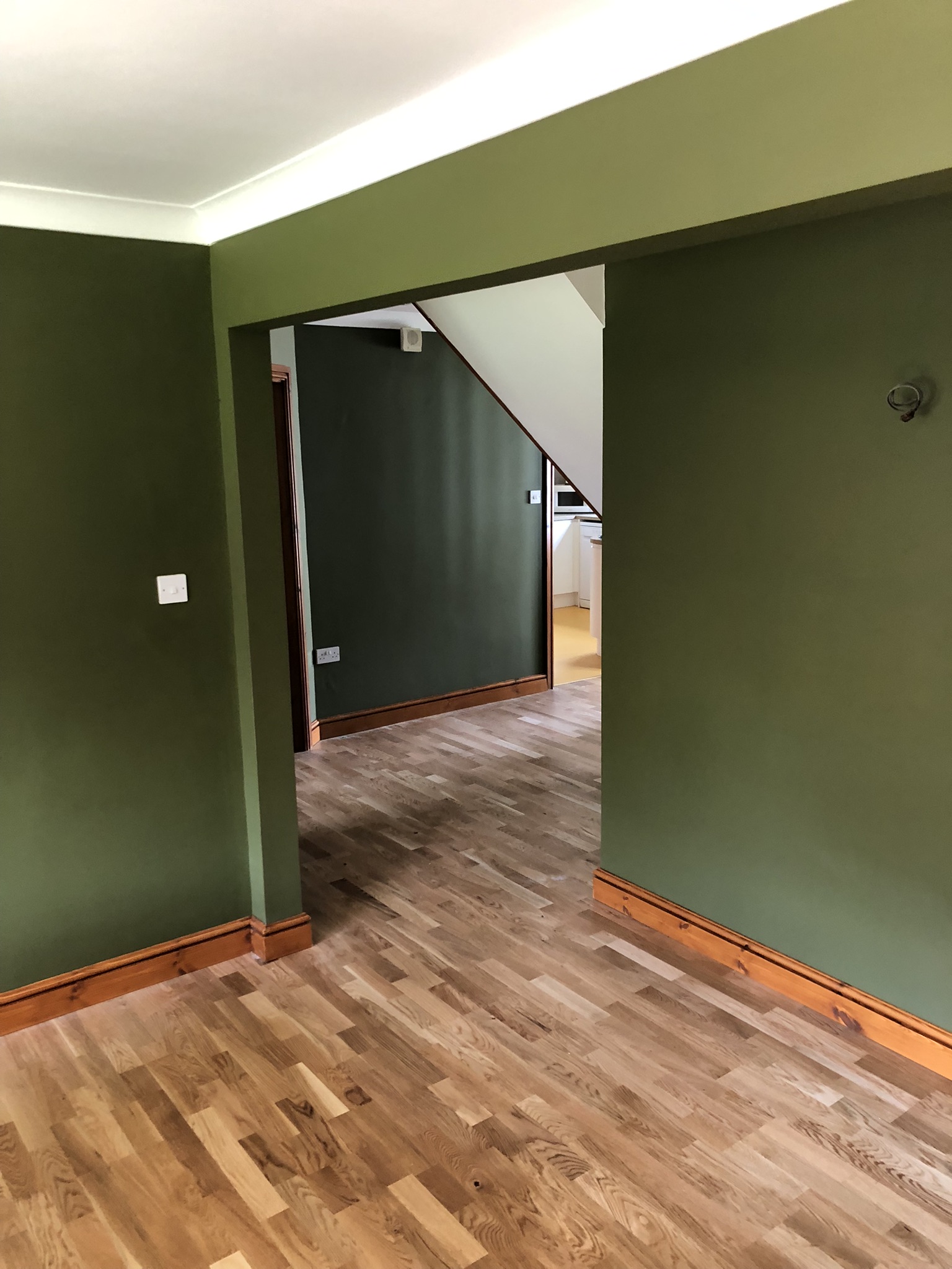 Decorating, Flooring, Skirting Boards & Wall reconstruction / Openings